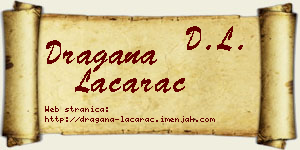 Dragana Laćarac vizit kartica